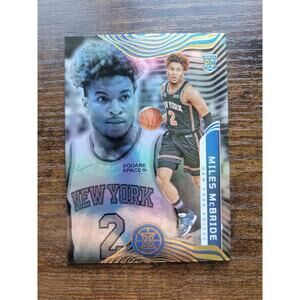 Miles McBride 2021-2022 Panini Illusions #184 - Rookie - NY Knicks - Fresh Pull
